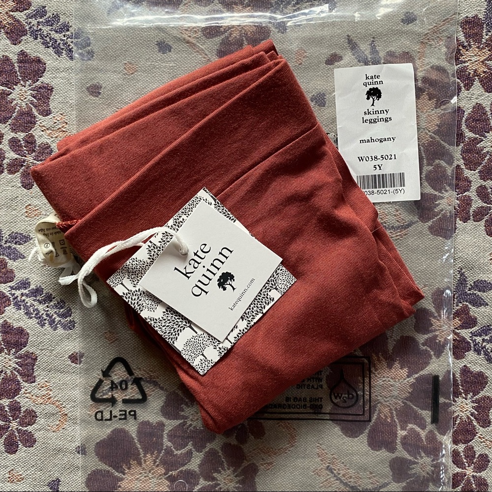 NWT Kate Quinn Bamboo Skinny Leggings Size 5Y